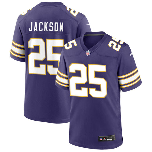 Theo Jackson Minnesota Vikings Nike Classic Game Jersey - Purple