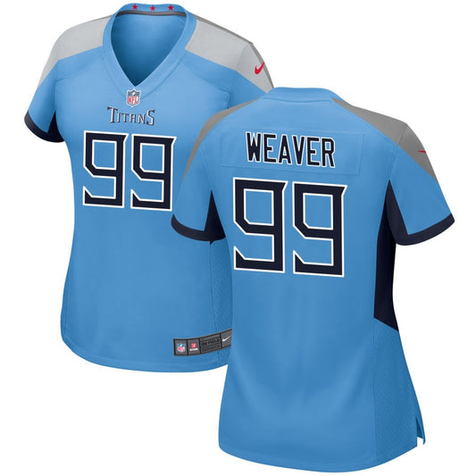 Rashad Weaver Tennessee Titans Nike Women's Alternate Game Jersey - Light Blue