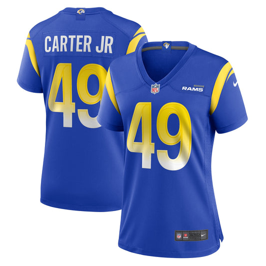 Roger Carter Jr. Los Angeles Rams Nike Women's Game Player Jersey - Royal