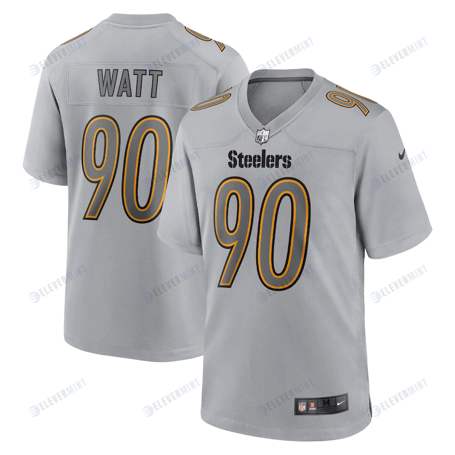 T.J. Watt Pittsburgh Steelers Atmosphere Fashion Game Jersey - Gray