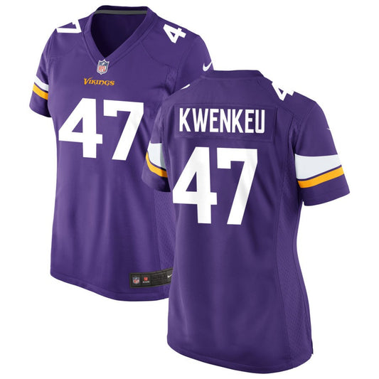 William Kwenkeu Minnesota Vikings Nike Women's Game Jersey - Purple