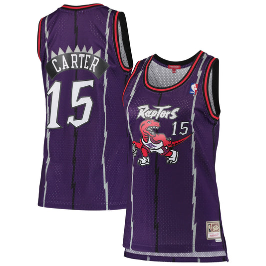 Vince Carter Toronto Raptors Mitchell & Ness Women's 1998-99 Hardwood Classics Swingman Jersey - Purple