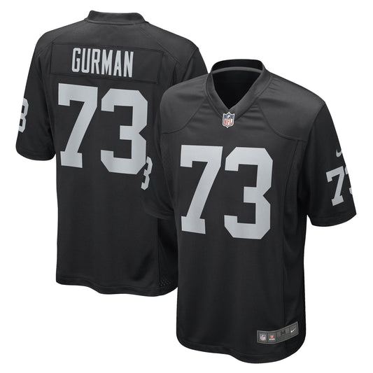 Vitaliy Gurman Las Vegas Raiders Nike Game Player Jersey - Black