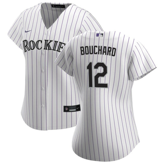 Sean Bouchard Colorado Rockies Nike Women's Home Replica Jersey - White