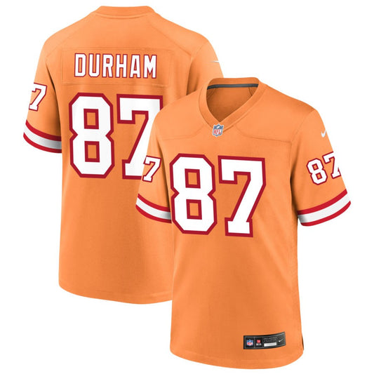 Payne Durham Tampa Bay Buccaneers Nike Throwback Game Jersey - Orange