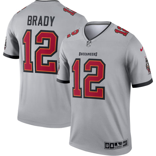 Tom Brady Tampa Bay Buccaneers Nike Inverted Legend Jersey - Gray