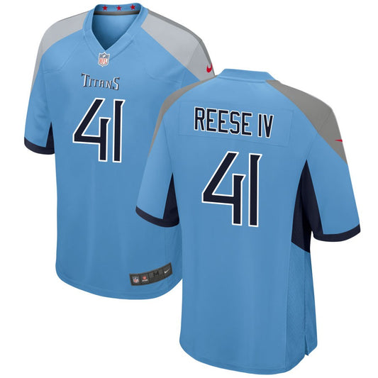 Otis Reese IV Tennessee Titans Nike Alternate Game Jersey - Light Blue