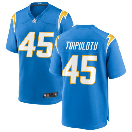 Tuli Tuipulotu Los Angeles Chargers Nike Game Jersey - Powder Blue