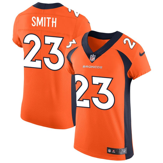 Tremon Smith Denver Broncos Nike Vapor Untouchable Elite Jersey - Orange