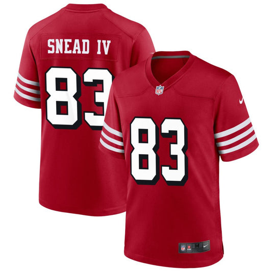 Willie Snead IV San Francisco 49ers Nike Alternate Game Jersey - Scarlet