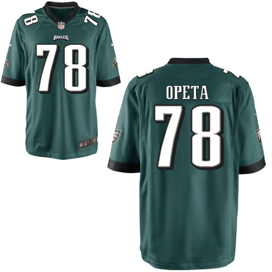 Sua Opeta Philadelphia Eagles Nike Youth Game Jersey - Midnight Green