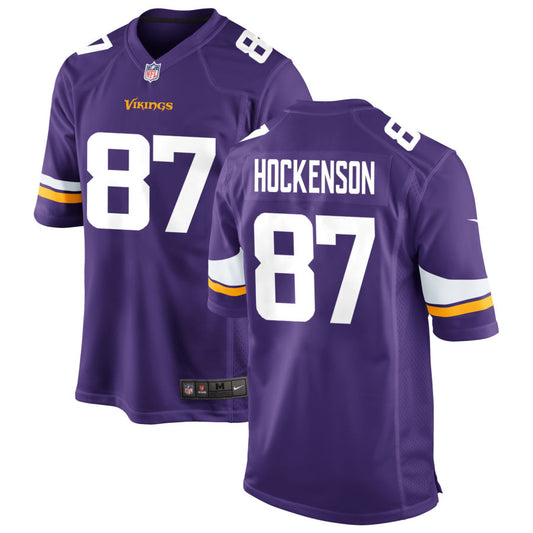 T.J. Hockenson Minnesota Vikings Nike Vapor Untouchable Elite Jersey - Purple