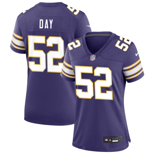 Sheldon Day Minnesota Vikings Nike Women's Classic Game Jersey - Purple