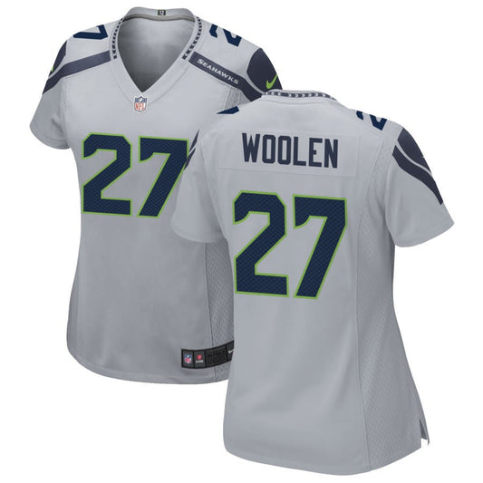 Riq Woolen Seattle Seahawks Nike Women's Alternate Game Jersey - Gray