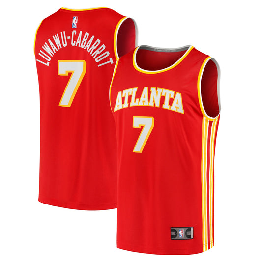 Timothe Luwawu-Cabarrot Atlanta Hawks Fanatics Branded Youth 2021/22 Fast Break Replica Jersey - Icon Edition - Red