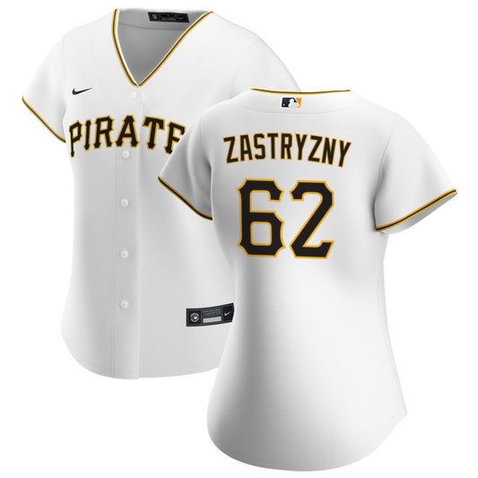 Rob Zastryzny Pittsburgh Pirates Nike Women's Home Replica Jersey - White