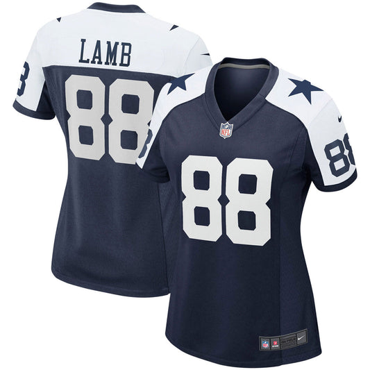 Women's Dallas Cowboys CeeDee Lamb Alternate Game Team Jersey Navy