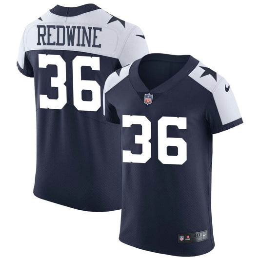 Sheldrick Redwine Dallas Cowboys Nike Alternate Vapor Elite Jersey - Navy