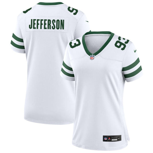 Quinton Jefferson New York Jets Nike Women's Legacy Game Jersey - White