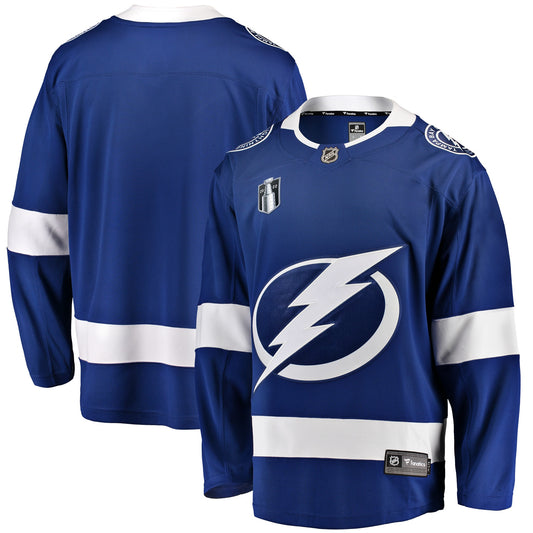 Tampa Bay Lightning Fanatics Branded Home 2022 Stanley Cup Final Breakaway Jersey - Blue