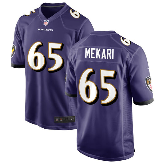 Patrick Mekari Baltimore Ravens Nike Game Jersey - White