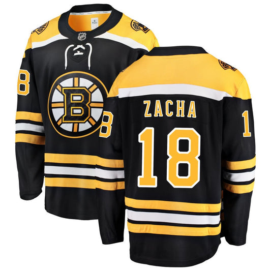 Pavel Zacha Boston Bruins Fanatics Branded Home Breakaway Jersey - Black