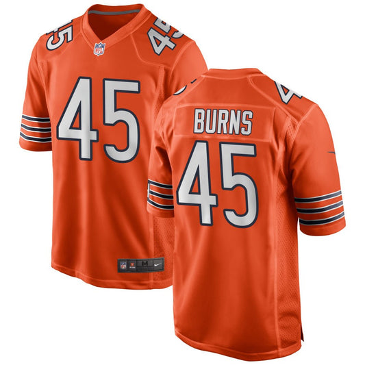 Robert Burns Chicago Bears Nike Alternate Game Jersey - Orange