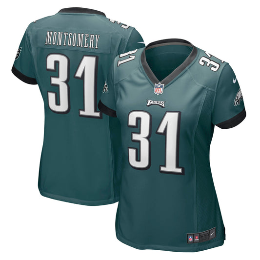 Wilbert Montgomery Philadelphia Eagles Nike Women's Retired Player Jersey - Midnight Green