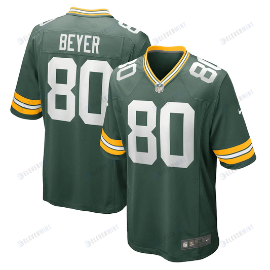 Shaun Beyer Green Bay Packers Game Player Jersey - Green