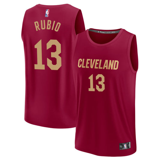 Ricky Rubio  Cleveland Cavaliers Fanatics Branded Youth Fast Break Jersey - Maroon - Icon Edition