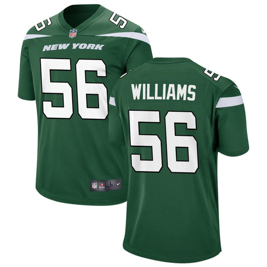 Quincy Williams New York Jets Nike Game Jersey - Gotham Green