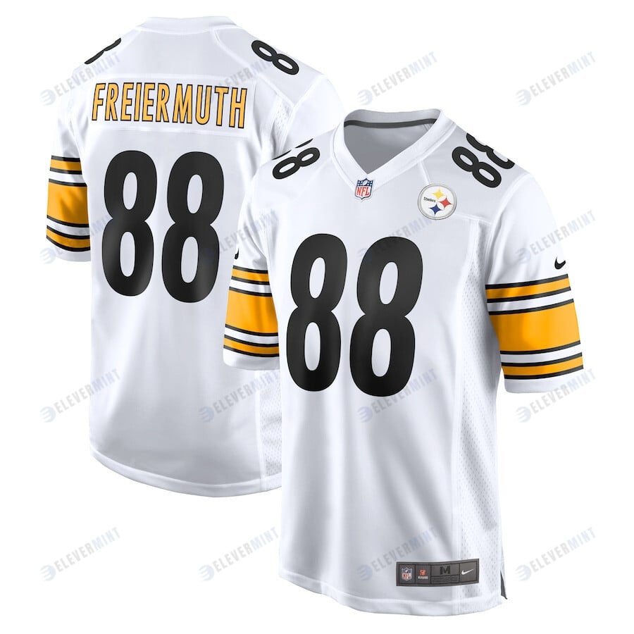 Pat Freiermuth 88 Pittsburgh Steelers Men Game Jersey - White