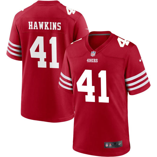 Tayler Hawkins San Francisco 49ers Nike Youth Game Jersey - Scarlet