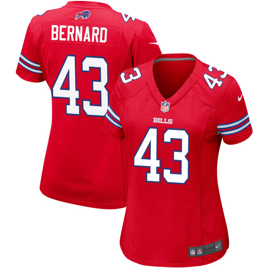 Terrel Bernard Buffalo Bills Nike Women's Alternate Game Jersey - Red