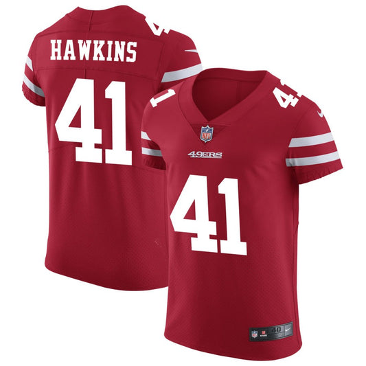 Tayler Hawkins San Francisco 49ers Nike Vapor Untouchable Elite Jersey - Scarlet