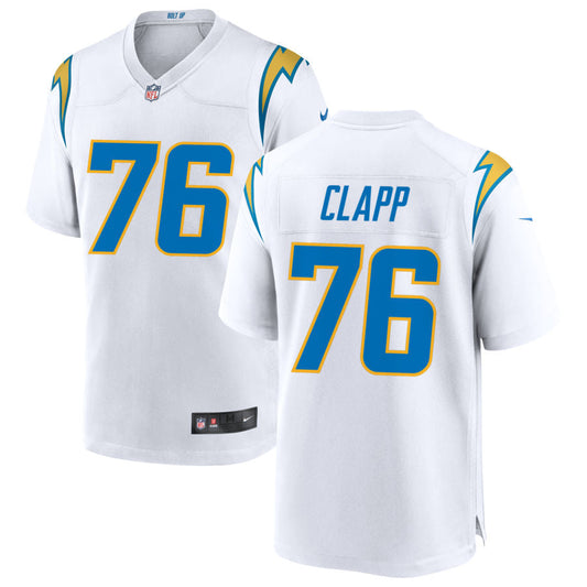 Will Clapp Los Angeles Chargers Nike Game Jersey - White