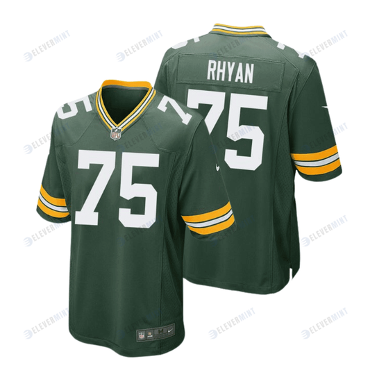 Sean Rhyan 75 Green Bay Packers Men Home Game Jersey - Green