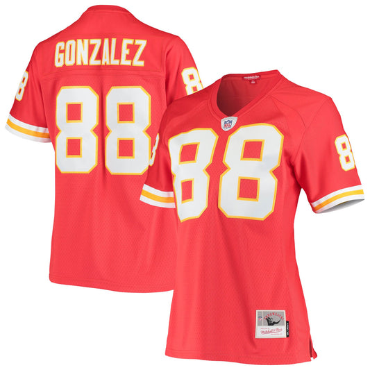 Tony Gonzalez Kansas City Chiefs Mitchell & Ness Women's Legacy Replica Team Jersey - Red