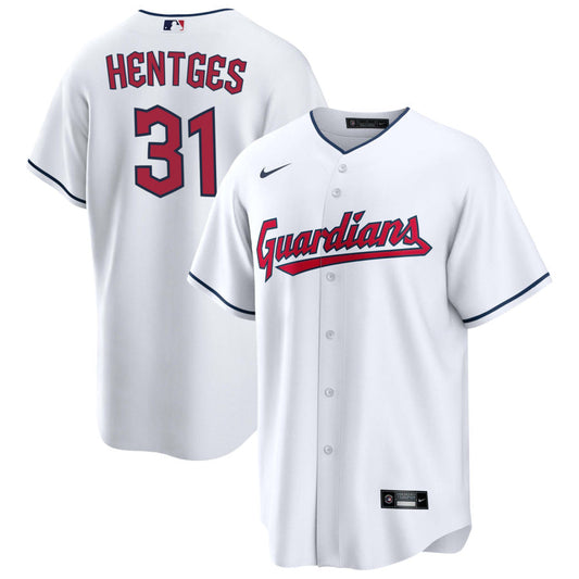 Sam Hentges Cleveland Guardians Nike Replica Jersey - White