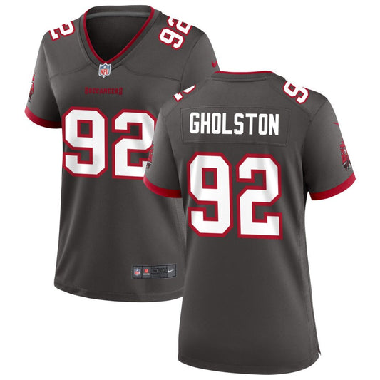 William Gholston Tampa Bay Buccaneers Nike Women's Alternate Game Jersey - Pewter