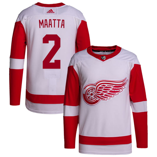 Olli Maatta Detroit Red Wings adidas Away Primegreen Authentic Pro Jersey - White