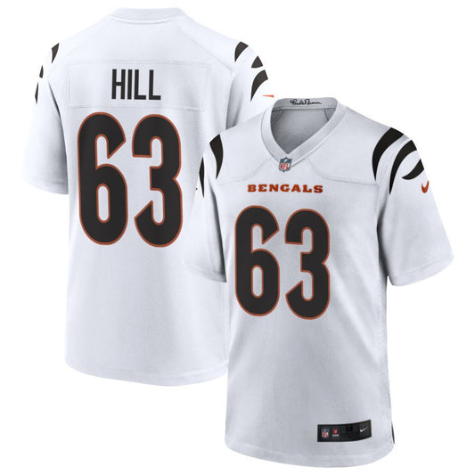 Trey Hill Cincinnati Bengals Nike Game Jersey - White