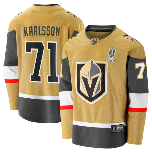 William Karlsson Vegas Golden Knights Fanatics Branded 2023 Stanley Cup Champions Home Breakaway Player Jersey - Gold