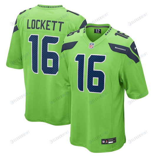 Tyler Lockett 16 Seattle Seahawks Game Men Jersey - Neon Green