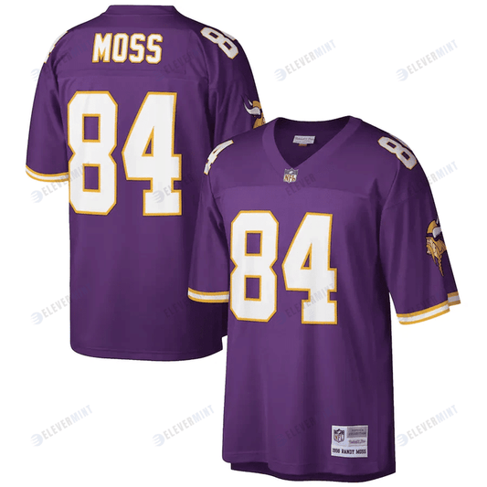 Randy Moss 84 Minnesota Vikings Mitchell & Ness Retired Player Legacy Jersey - Purple