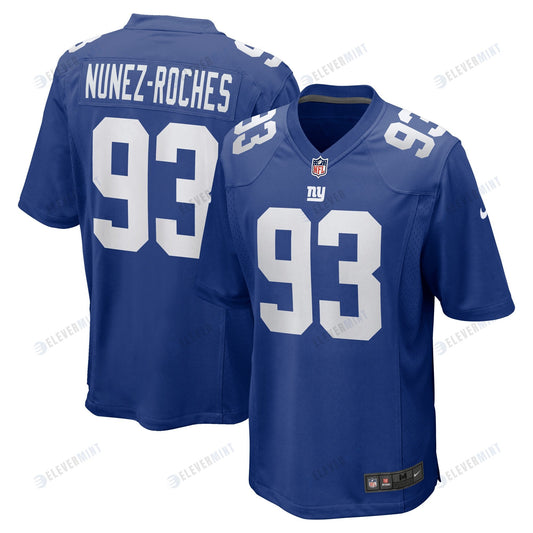 Rakeem Nunez-Roches 93 New York Giants Men Game Jersey - Royal