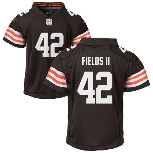 Tony Fields II Nike Cleveland Browns Youth Game Jersey - Brown