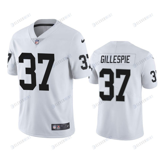 Tyree Gillespie 37 Las Vegas Raiders White Vapor Limited Jersey