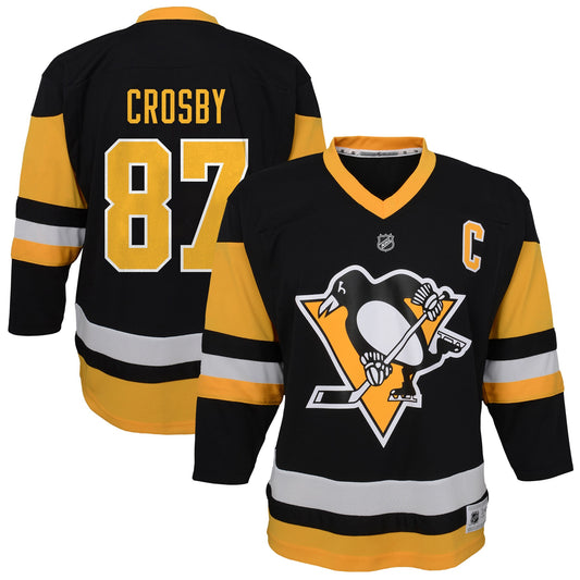 Sidney Crosby Pittsburgh Penguins Toddler Replica Player Jersey - Black