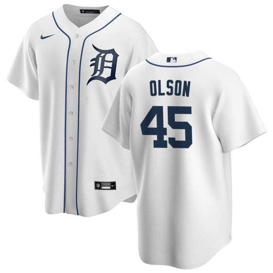 Reese Olson Detroit Tigers Nike Youth Home Replica Jersey - White